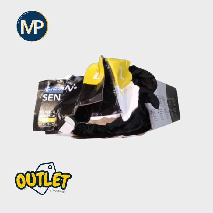 Examination Gloves - Black Nitrile - Powder-free - Box of 100 - My Podologie // Expired