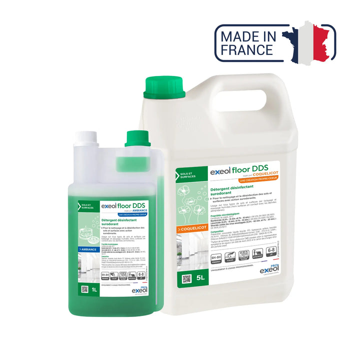 Exeol Floor DDS - Superodorous disinfectant detergent for floors and surfaces - Sodel Exeol