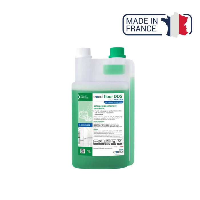 Exeol Floor DDS - Superodorous disinfectant detergent for floors and surfaces - Sodel Exeol
