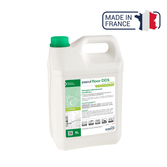 Exeol Floor DDS - Superodorous disinfectant detergent for floors and surfaces - Sodel Exeol