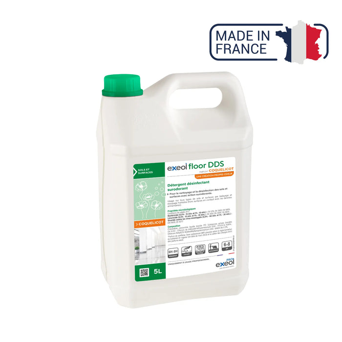 Exeol Floor DDS - Superodorous disinfectant detergent for floors and surfaces - Sodel Exeol