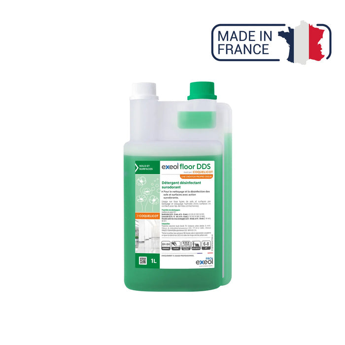 Exeol Floor DDS - Superodorous disinfectant detergent for floors and surfaces - Sodel Exeol