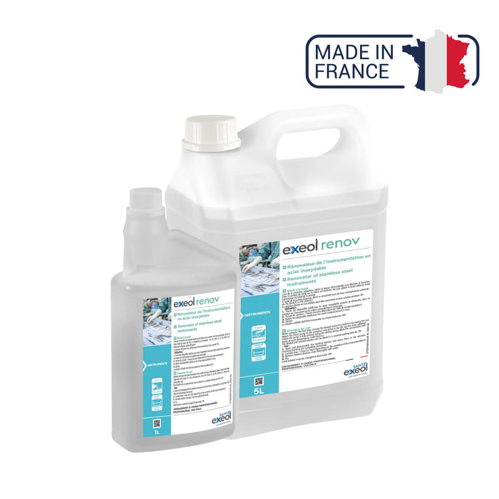 Exeol renov - Renovation of Stainless Steel Instruments - 1L or 5 L - Sodel Exeol