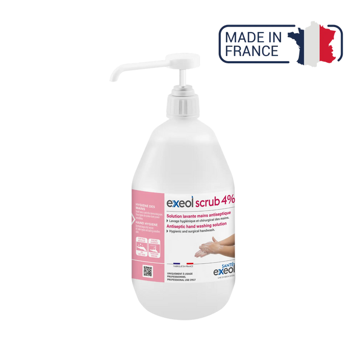 Exeol scrub 4% antiseptic soap - Sodel Exeol