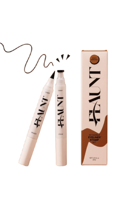 Flaunt No Hassle Eyeliner Stamp Set - Cleo Black