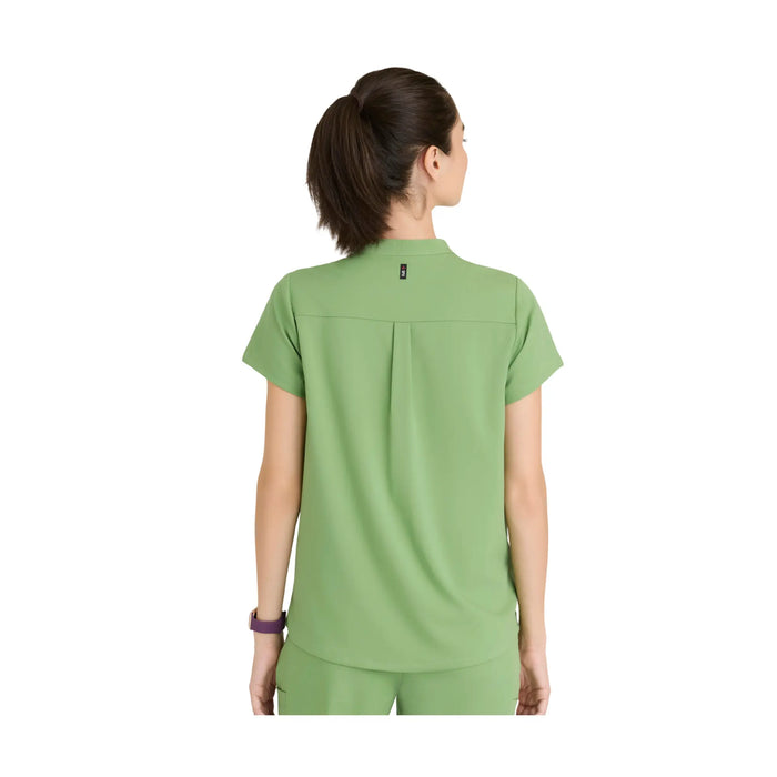 Flora - Banded collar tunic - Women - Grey’s Anatomy Stretch GREYS ANATOMY STRETCH