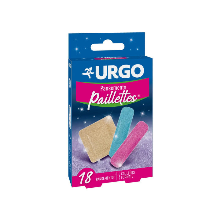 Glitter Dressings - box of 18 dressings - Urgo Urgo