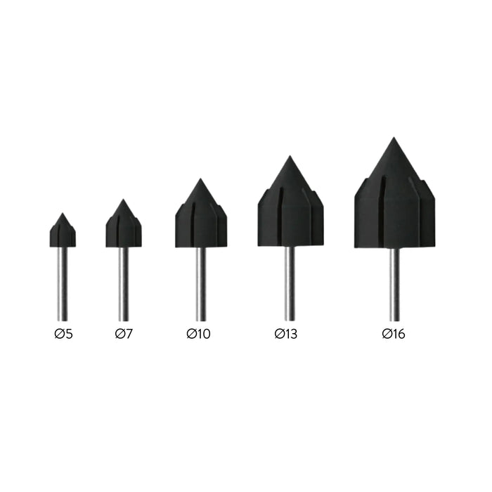 GT-PODO Pointed Abrasive Cap Holder - Ø 5mm / 16mm - Lukas Podological Lukas Podological  5-mm