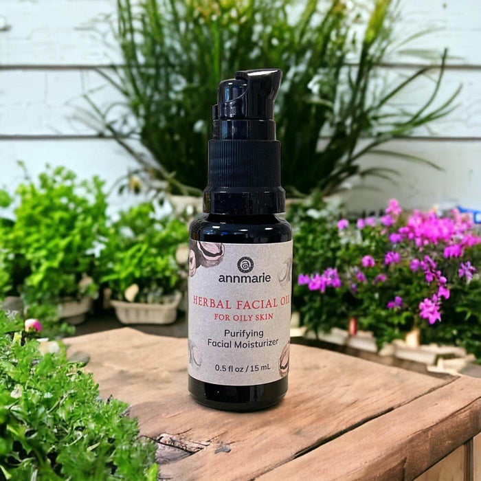 Herbal Facial Oil for Oily and Acne Prone skin 15ml - Annmarie Skin Care