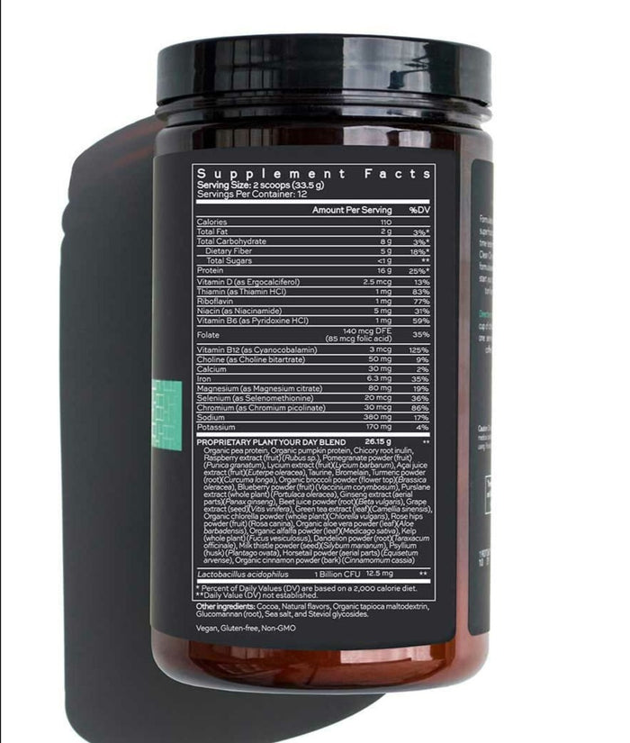 Hush & Hush PlantYourDay Plant-Based Vegan Protein Powder