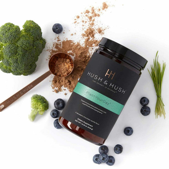 Hush & Hush PlantYourDay Plant-Based Vegan Protein Powder