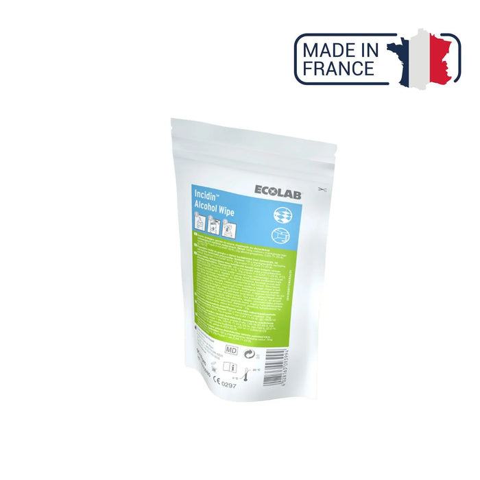 90 Lingettes Désinfectantes Incidin Alcohol Wipes - Boîte ou recharge - Ecolab by Anios Anios