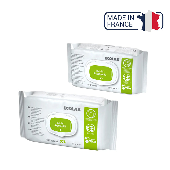 Incidin Oxywipe NG Disinfectant Wipes - 2 capacities - Ecolab by Anios Anios