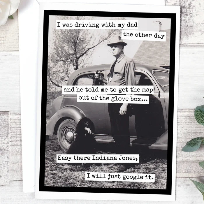 Indiana Jones Father's Day Card