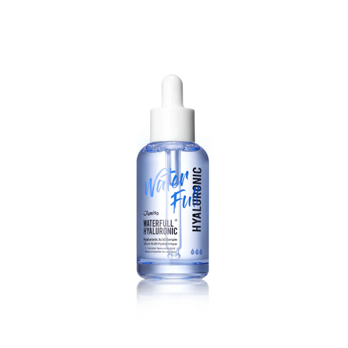 JUMISO Waterfull Hyaluronic Acid Serum is a deeply hydrating serum formulated with a blend of Sodium Hyaluronate, Hydrolyzed Hyaluronic Acid, and Hyaluronic Acid to deliver intense moisture to the skin. Enriched with Chlorella Vulgaris Extract, Panthenol, and Ceramide NP, it helps to strengthen the skin barrier, leaving the skin plump, smooth, and revitalized. Perfect for maintaining hydration throughout the day, this serum is ideal for all skin types, particularly those in need of extra moistur