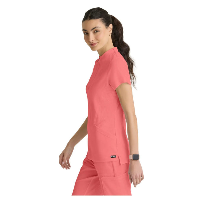 Kristi - High neck zipped tunic - Women - Grey’s Anatomy Stretch Grey’s Anatomy