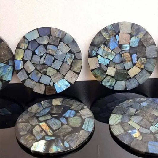 Labradorite Crystal Coaster