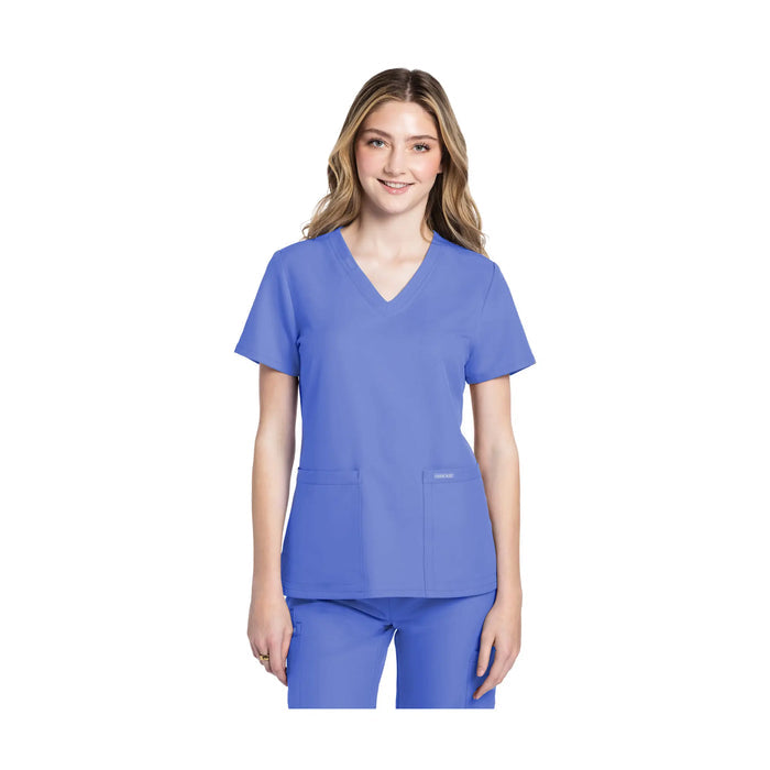 Lacanau - Medical tunic - V-neck - Short sleeves - Women - Cherokee Cherokee Authentic Workwear