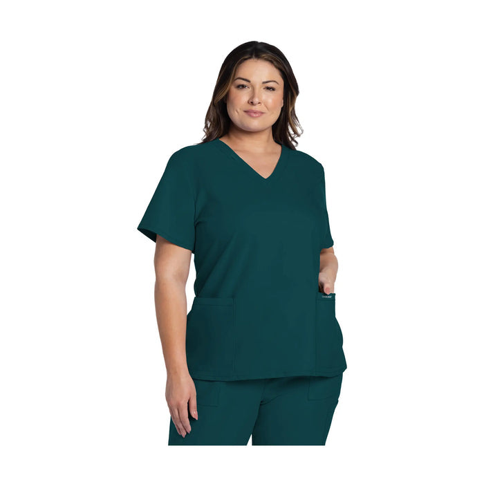 Lacanau - Medical tunic - V-neck - Short sleeves - Women - Cherokee Cherokee Authentic Workwear