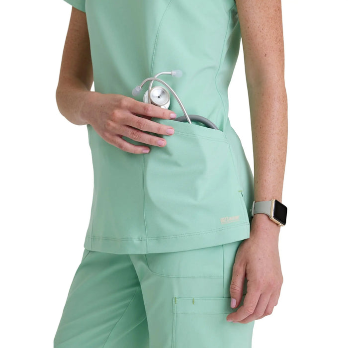 Louisa - Notched collar tunic - Women - Grey’s Anatomy Evolve Grey’s Anatomy