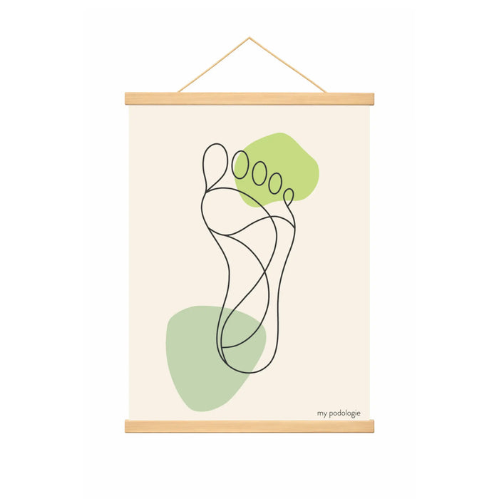 Wooden magnetic photo frame - several models My Podologie