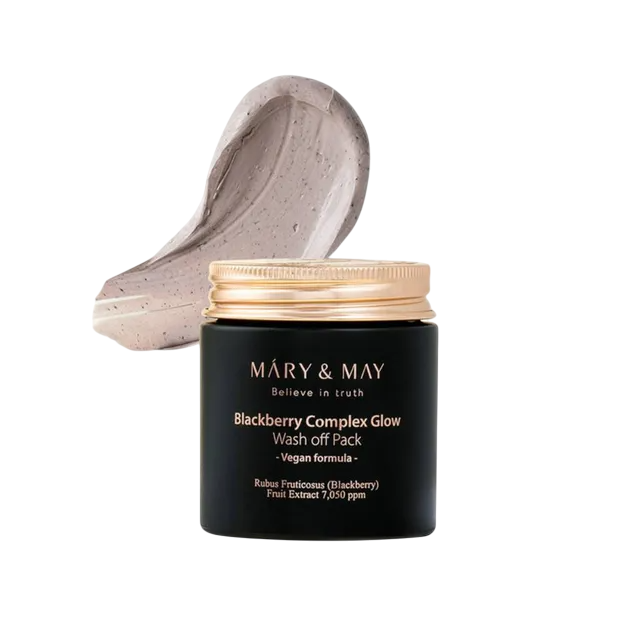 Mary & May Vegan Blackberry Complex Glow Wash Off Pack 125g