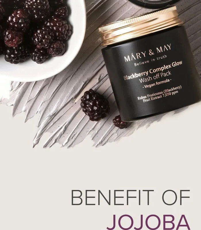 Mary & May Vegan Blackberry Complex Glow Wash Off Pack 125g