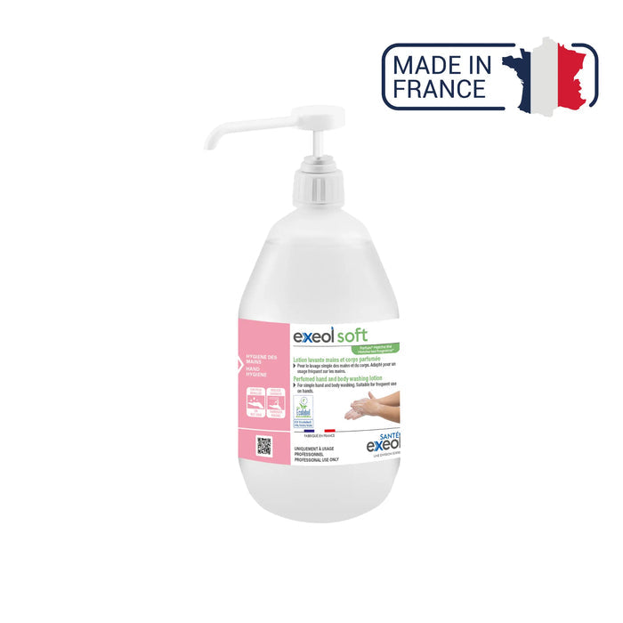 Hand and body washing lotion with Matcha Tea fragrance - Exeol Soft - Sodel Exeol