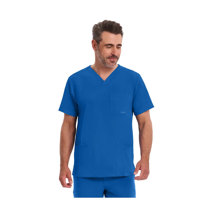 Mathew - Medical tunic - V-neck - Men - Healing Hands Healing Hands  Royal Blue / 3XL