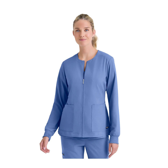 Milla - Round neck medical jacket - Women - Grey’s Anatomy Stretch Grey’s Anatomy