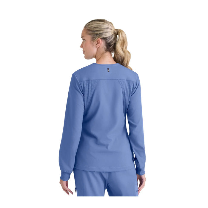 Mila - Round neck medical jacket - Women - Grey’s Anatomy Stretch Grey’s Anatomy