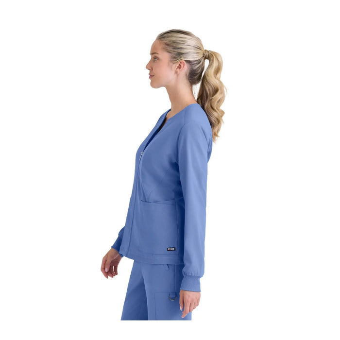 Mila - Round neck medical jacket - Women - Grey’s Anatomy Stretch Grey’s Anatomy