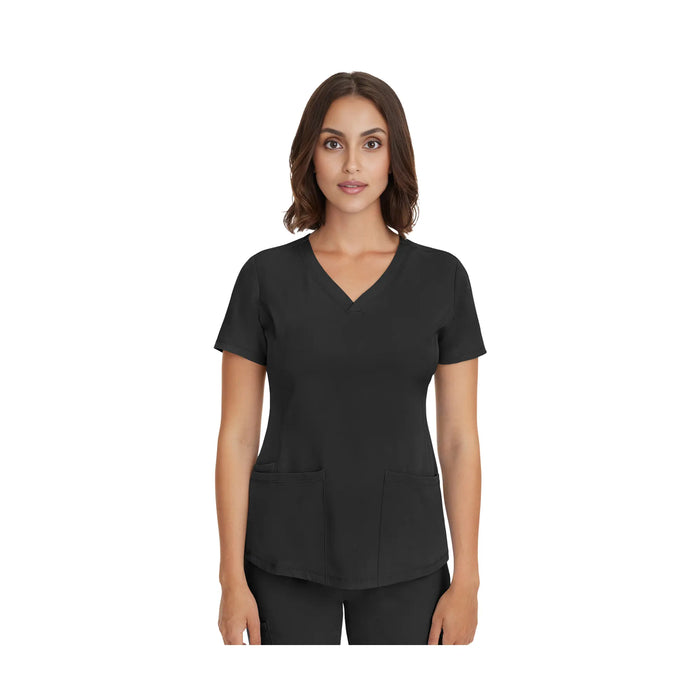 Monique - Medical Tunic - V Neck - Women - Healing Hands - 1 Healing Hands  Black / 3XL