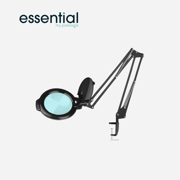 Moonlight 8013/6 LED articulated magnifying lamp for table - White or Black - Essential by My Podologie Activeshop