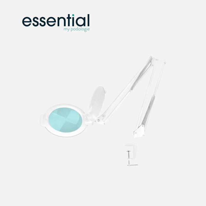 Moonlight 8013/6 LED articulated magnifying lamp for table - White or Black - Essential by My Podologie Activeshop