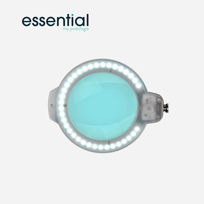 Moonlight 8013/6 LED articulated magnifying lamp for table - White or Black - Essential by My Podologie Activeshop