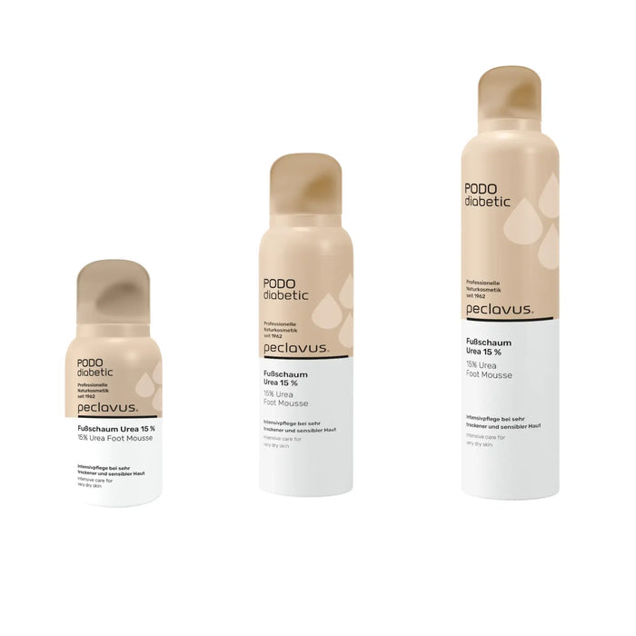 Mousse pour les pieds diabétiques - Urée 15% - 3 contenances - Peclavus Peclavus