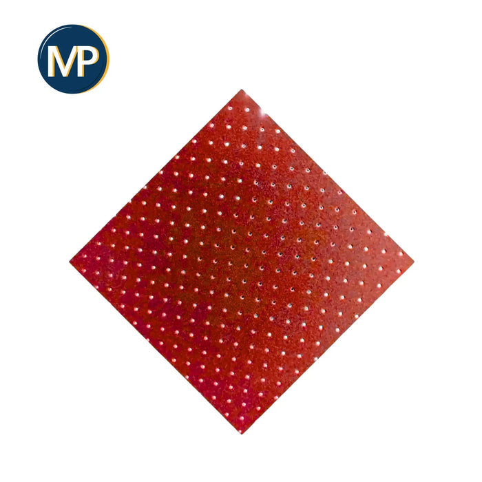 My Carefoam 35 perforated covering - 2.5 mm - Shore 33 - 1 x 1 m - red MP Perforated-Red