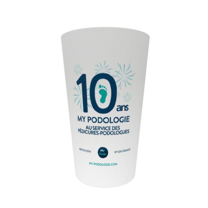Reusable glass 10 years My Podologie My Podologie