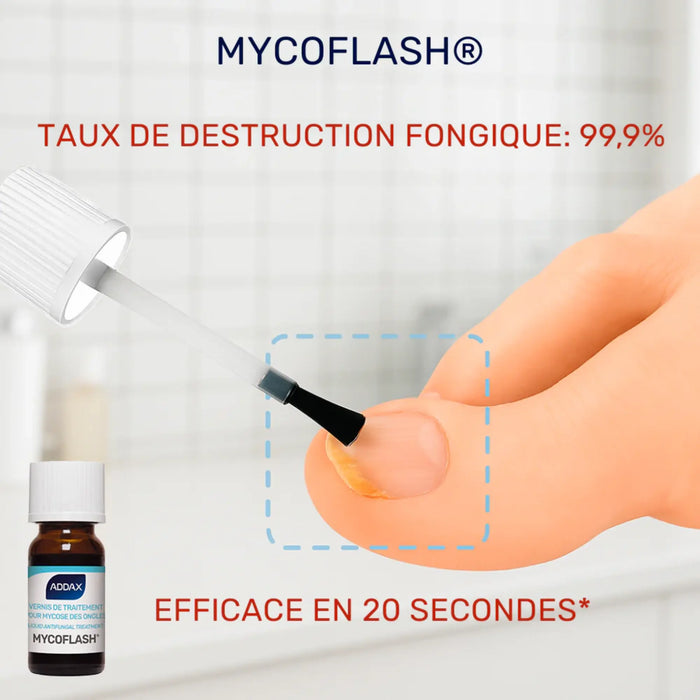 MYCOFLASH® Varnish - Nail fungus treatment - 5 ml - Laboratoire Addax Laboratoire Addax
