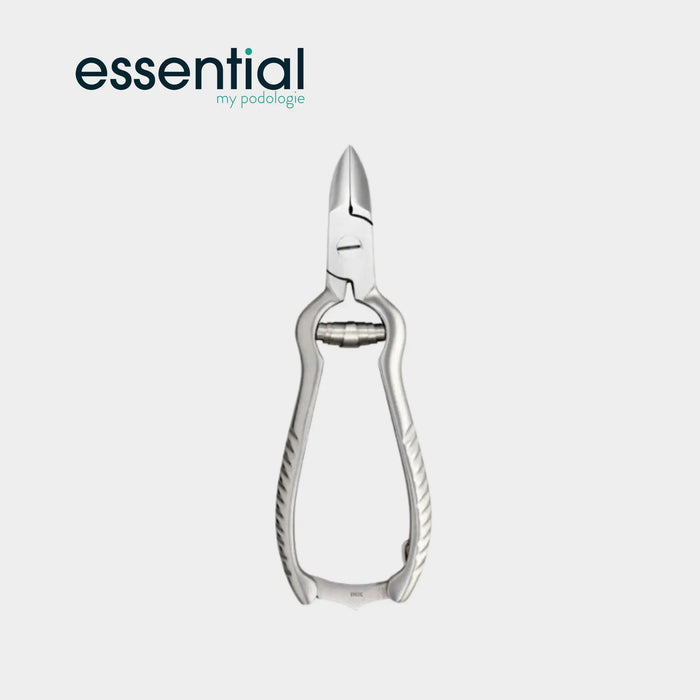 Nail pliers - Stainless steel - Matte finish - Concave cut - Tapered jaws - 14 cm - Essential by My Podologie Essential