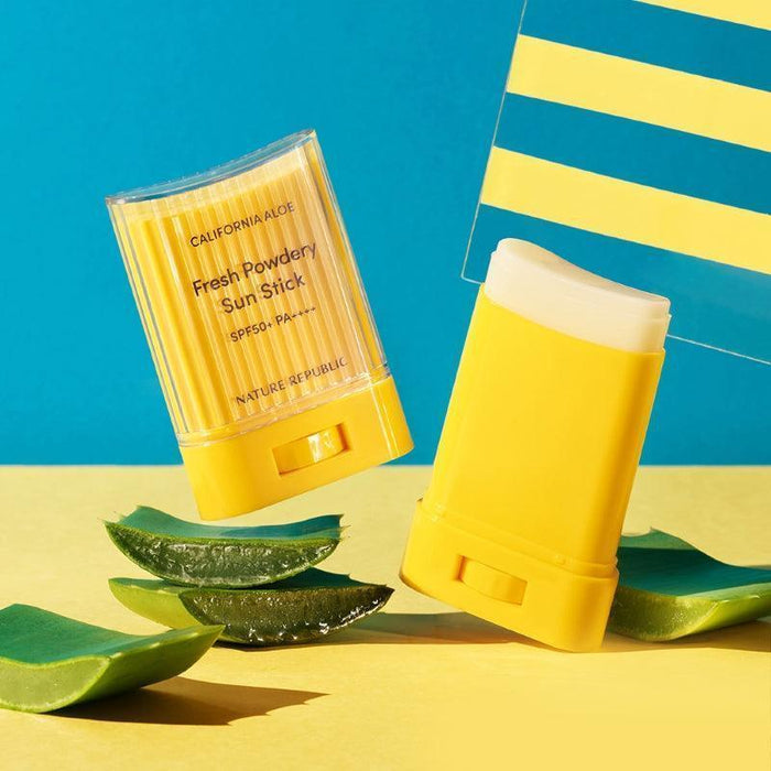 [Nature Republic] California Aloe Fresh Powdery Sun Stick SPF 50+ PA++++ 24g - Ballagrio