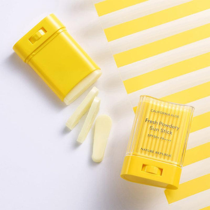 [Nature Republic] California Aloe Fresh Powdery Sun Stick SPF 50+ PA++++ 24g - Ballagrio