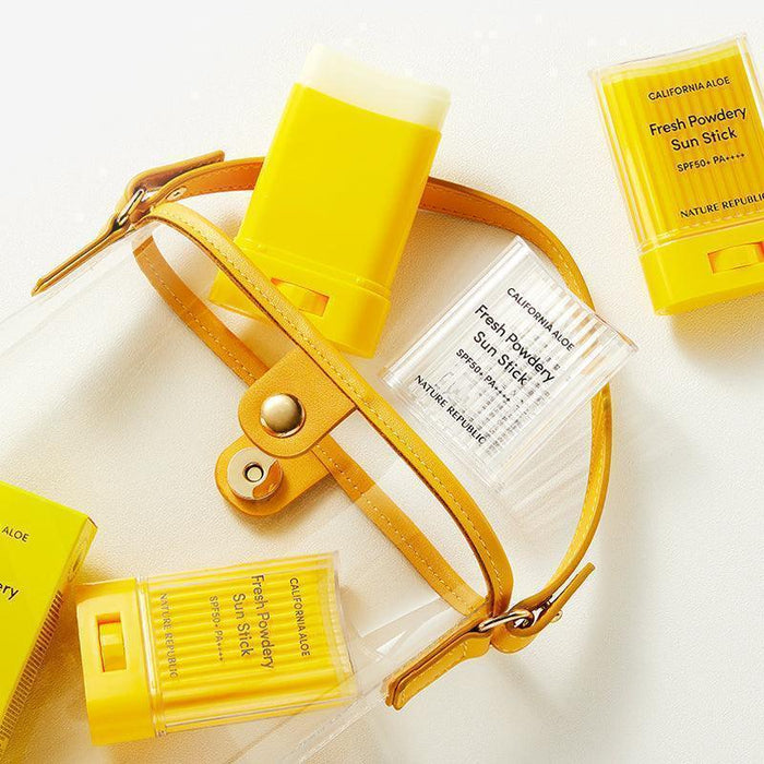 [Nature Republic] California Aloe Fresh Powdery Sun Stick SPF 50+ PA++++ 24g - Ballagrio