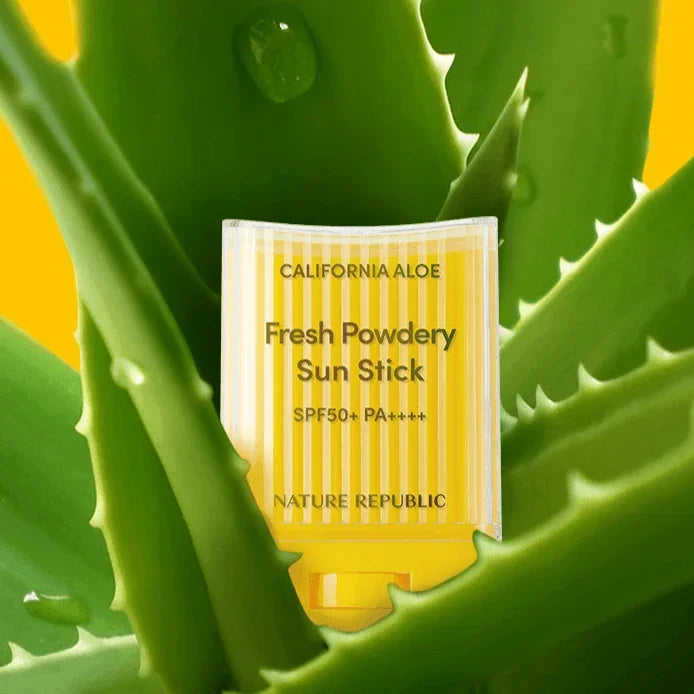 [Nature Republic] California Aloe Fresh Powdery Sun Stick SPF 50+ PA++++ 24g - Ballagrio