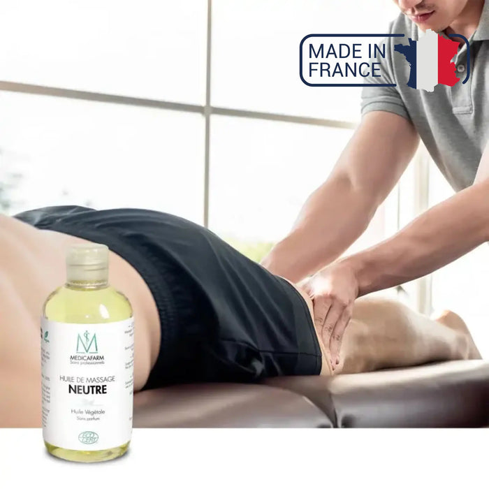 Neutral vegetable massage oil - Stop-drip bottle 250 ml - Medicafarm Medicafarm