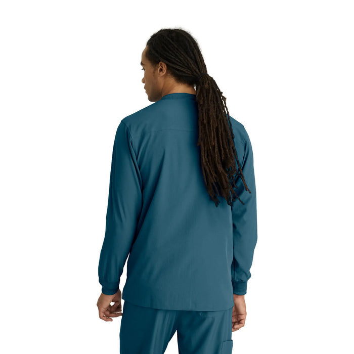 Oly - Round neck medical jacket - Men - Skechers SKECHERS