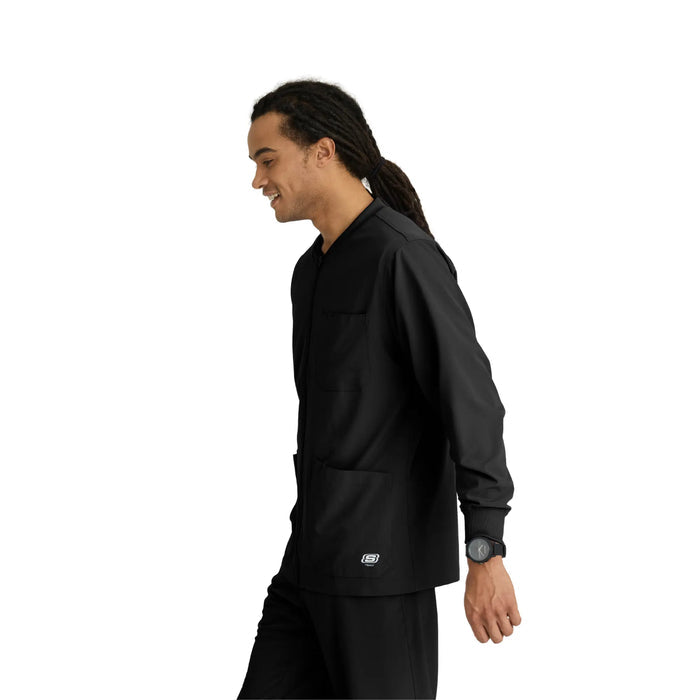 Oly - Round neck medical jacket - Men - Skechers SKECHERS