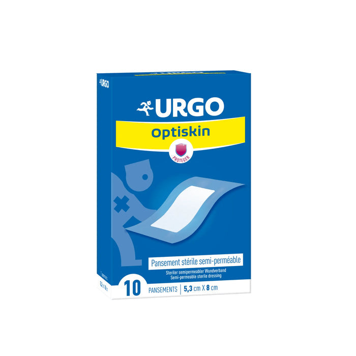Optiskin - Sterile semi-permeable dressings - Urgo Urgo 5-3-cm-x-8-cm-box-of-10