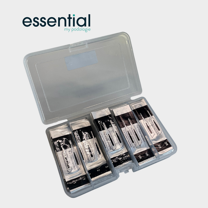 Pack of classic and round gouge blades - Essential by My Podologie My Podologie